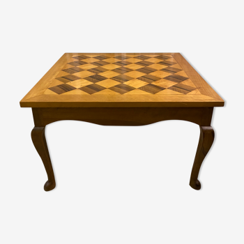 Marquetry coffee table