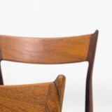 H.P. Hansen Møbelindustri set of eight rosewood dining chairs