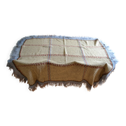 Vintage handmade pure wool blanket blanket