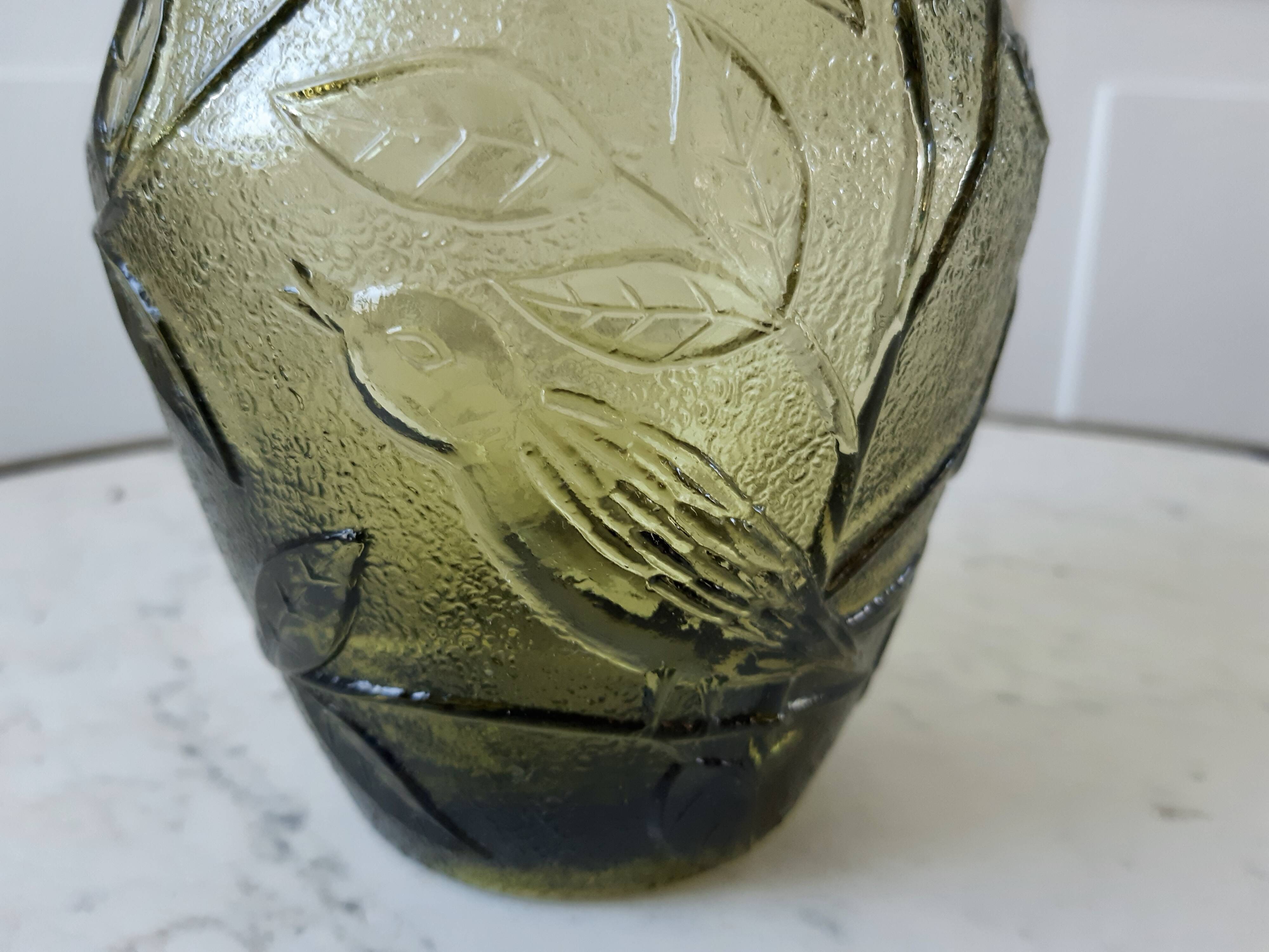Vase vert fabrication italienne années 70