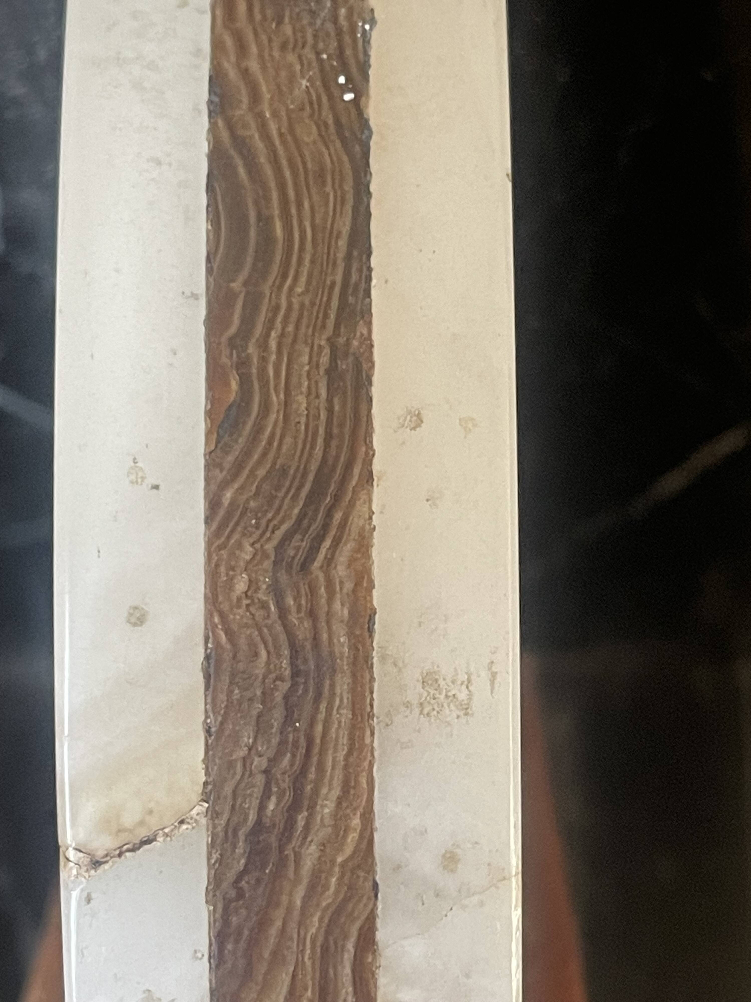 Pair of marble and onyx Art Deco bookends