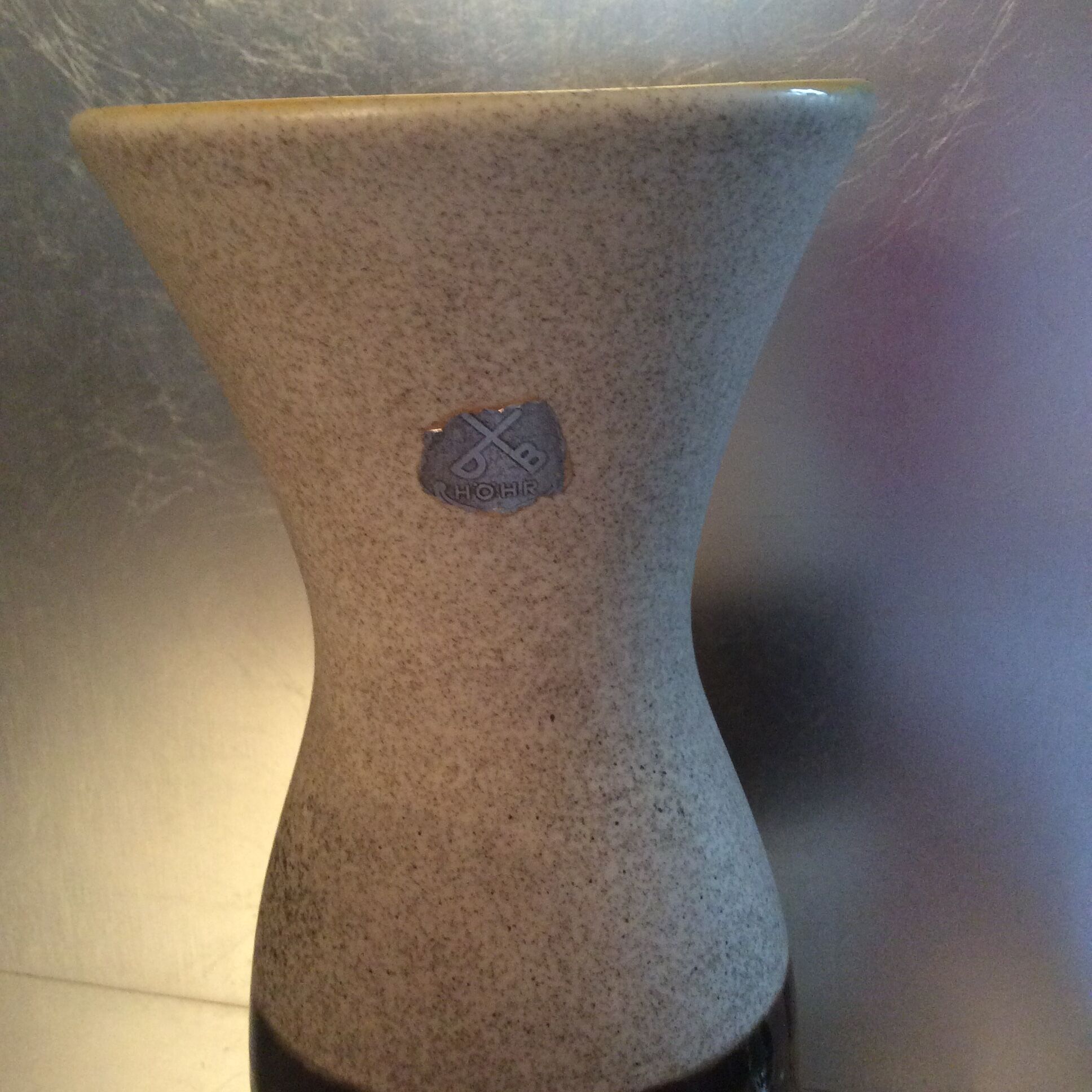 DB HOHR ceramic vase Germany from the 1960s