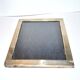 Old photo frame in wood and silver hallmark 800 - guilloche frame 16x20.5