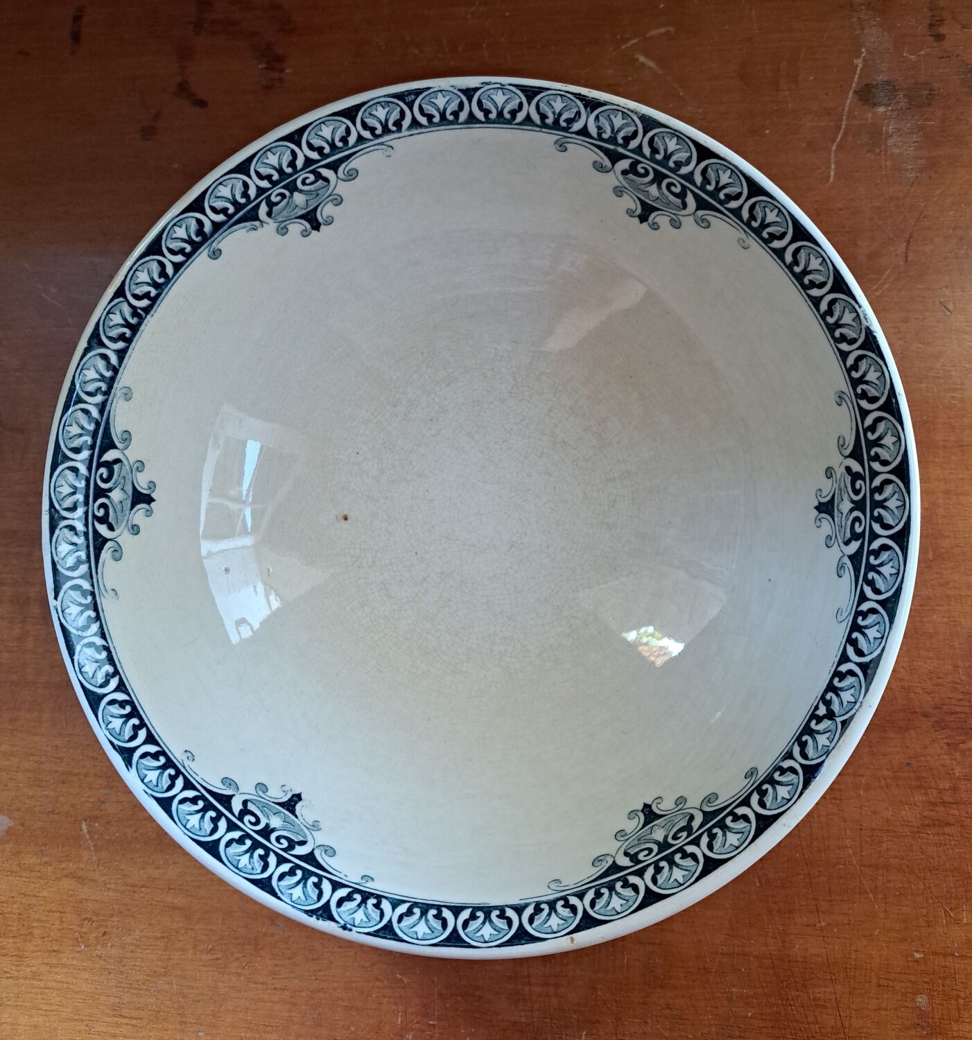 Iron earth salad bowl Adrianople model