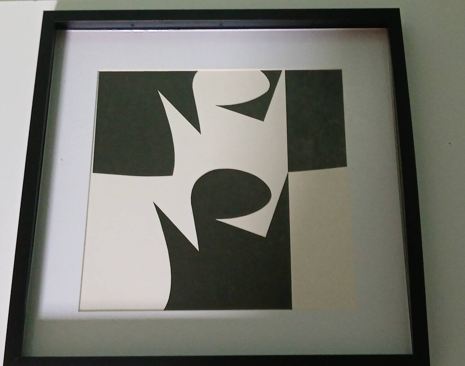Tableau Vintage Art Optique - Victor Vasarely "Phantom" - Frame 40x40cm