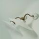 Pair of opaline wall lamps