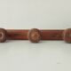 Rustic vintage wall coat rack