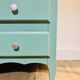 Green wood Provence chest of drawers