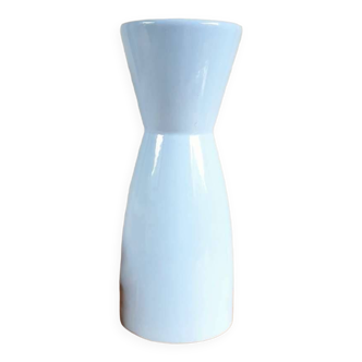 Vase émaillé bleu