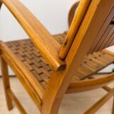 Gelenka Armchairs in Solid Beech Wood, Germany, 1950, Set of 2