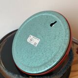 Vintage Red Metal Retro Lamp