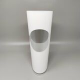 1970s Astonishing White Space Age vase by Linea Glass. Made in Italy