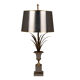 Bronze "reed" lamp, 1970s