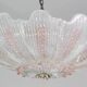 Milan, Pink Sunflower Murano Glass Ceiling Light Or Chandelier