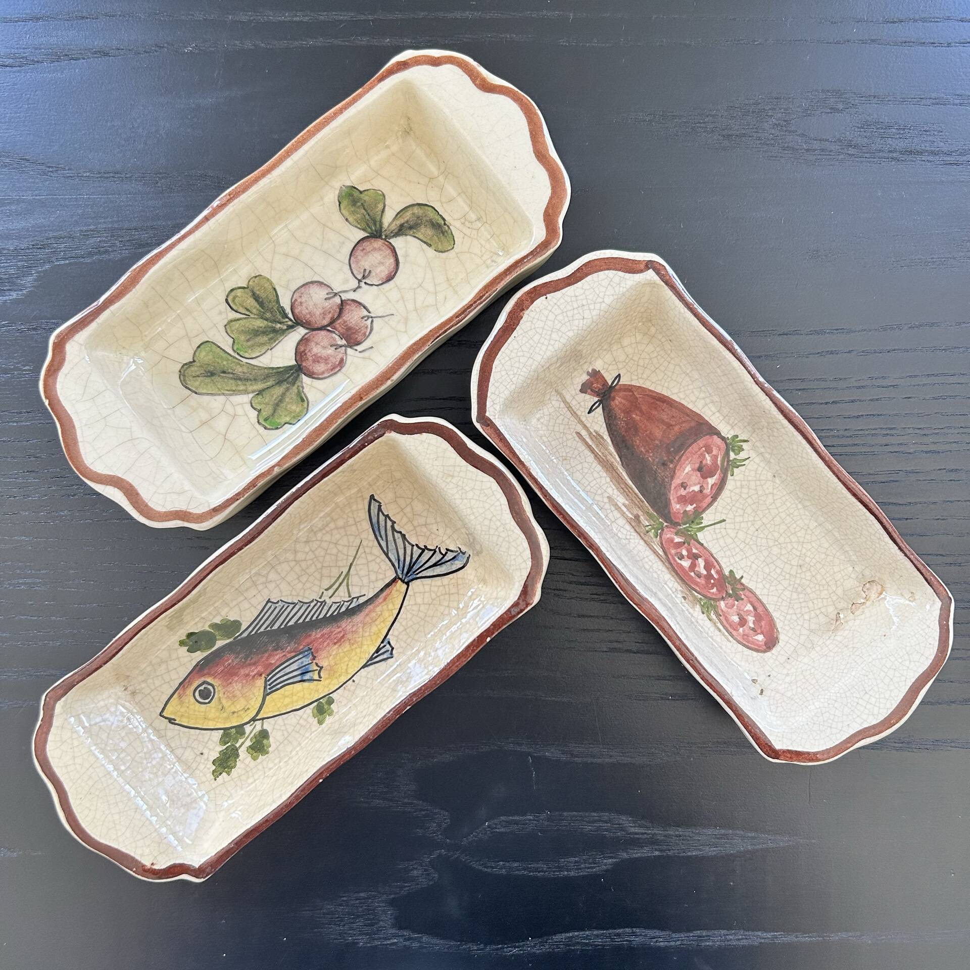 Set of 3 ramekins made in Italy