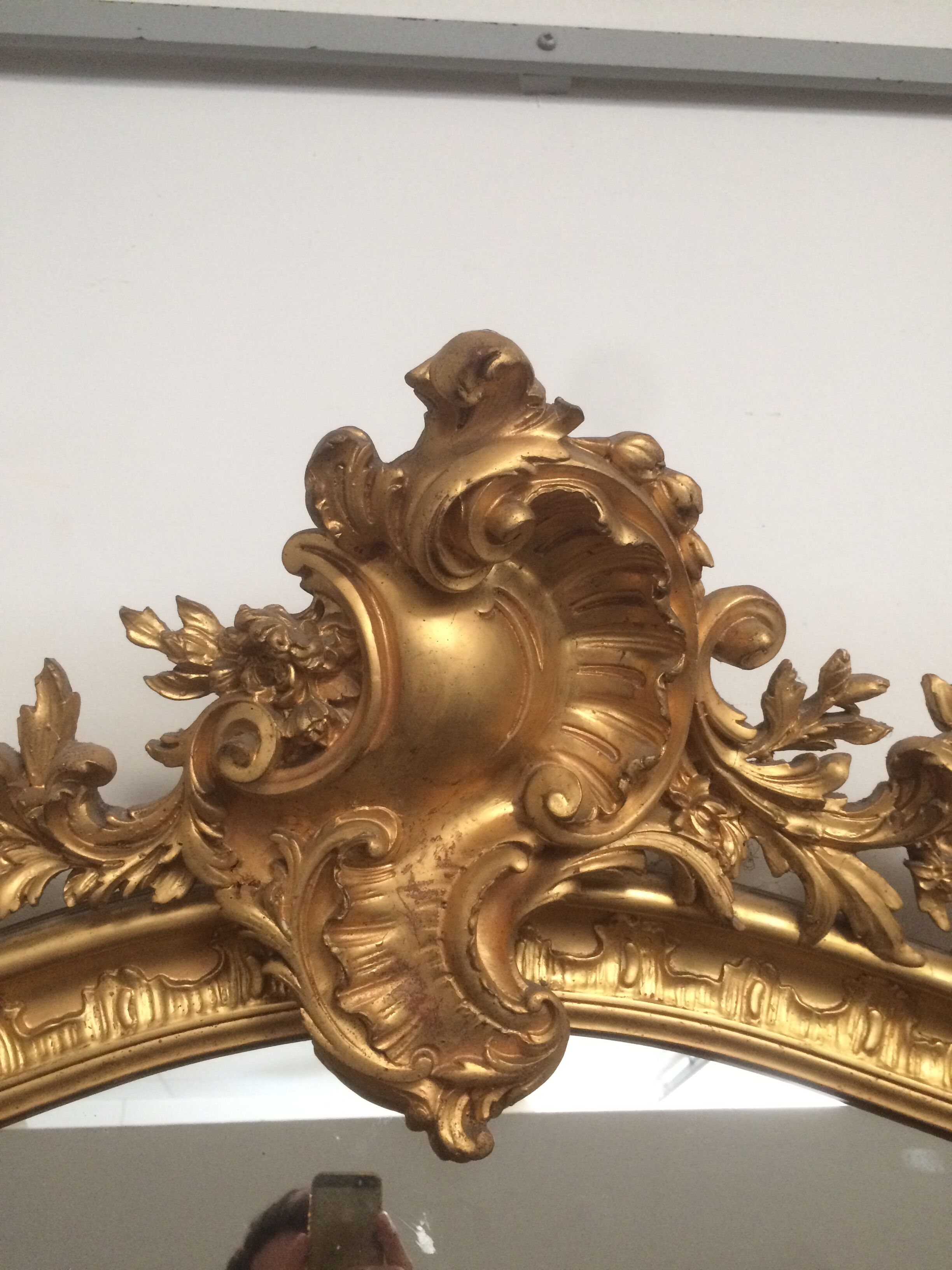 Golden mirror 19th 139x199cm