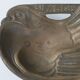 Vintage bronze pocket empty