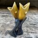 Vase form fish-glazed ceramic
