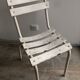 Chairs all steel in their original patina.