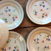 Set of 9 plates and 9 dessert plates Lunéville