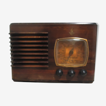 Radio TSF Emerson art deco 1942 with certificate