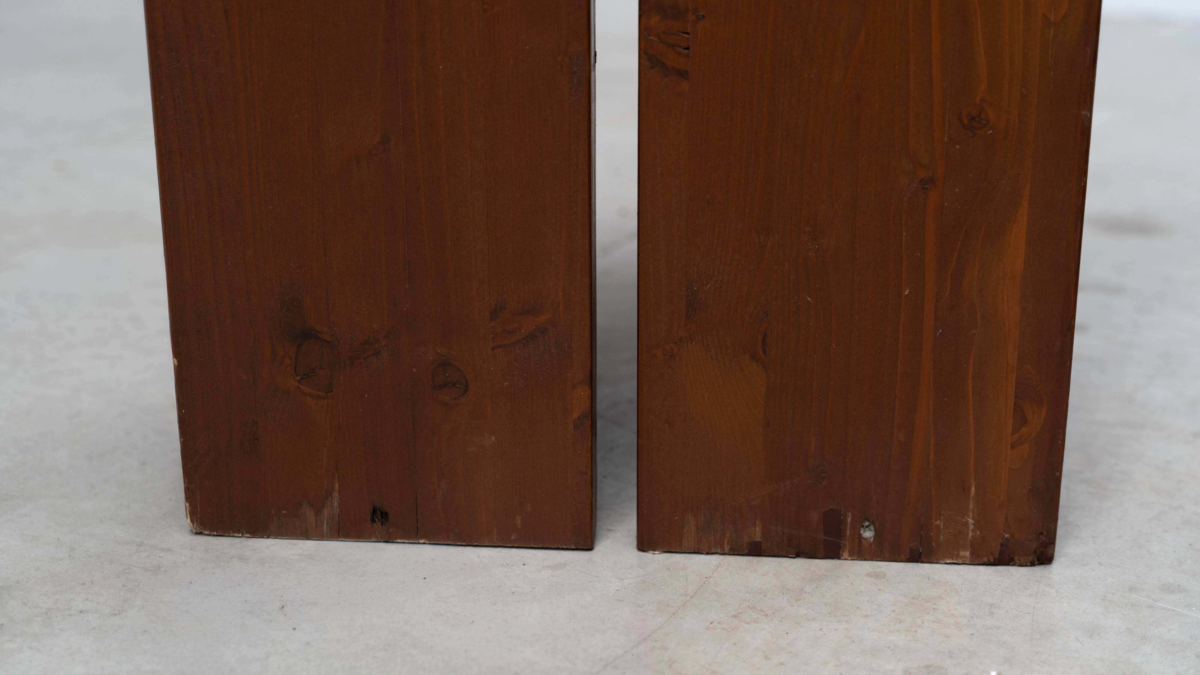 Ensemble de deux chaises de salle à manger sculpturales
