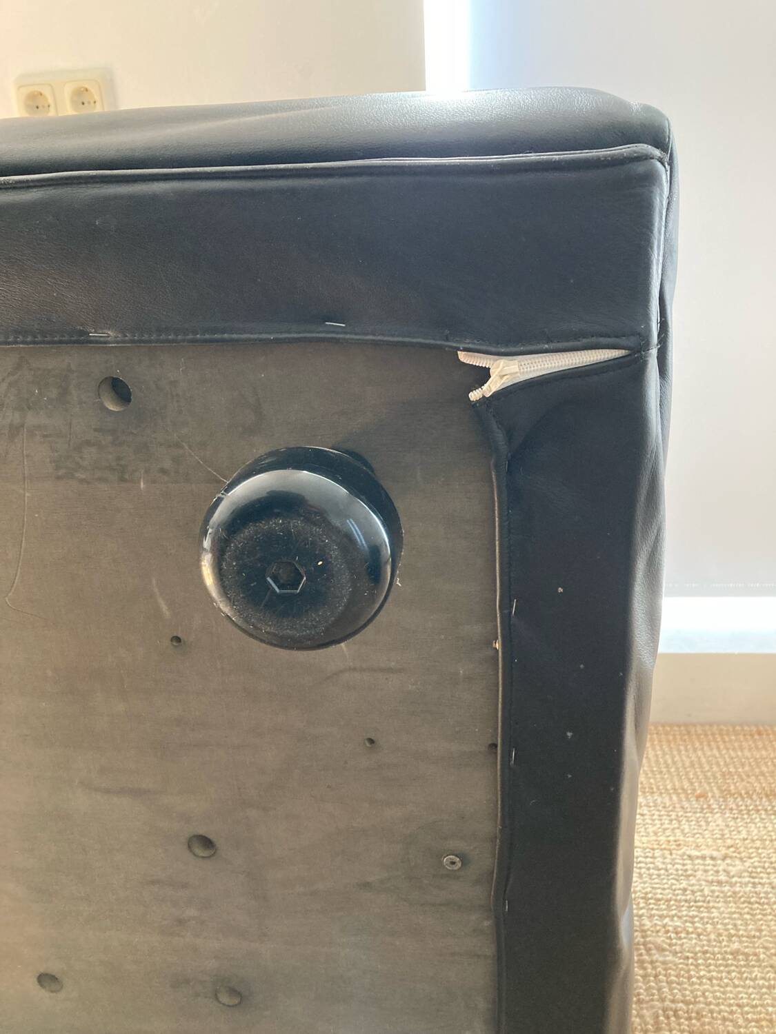 Canapé modulaire Flandra en cuir par Vico Magistretti pour Cassina, Italie, années 1970