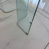 Curved glass dining table Fiam Italia