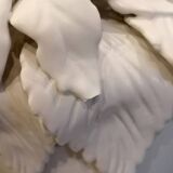 Large ceramic lamp from Manises with floral decoration  
-Circa 1960/1970