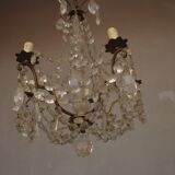 Chandelier pendants and garlands to 6 lights around 1900