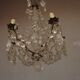 Chandelier pendants and garlands to 6 lights around 1900