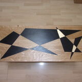 Light solid oak coffee table