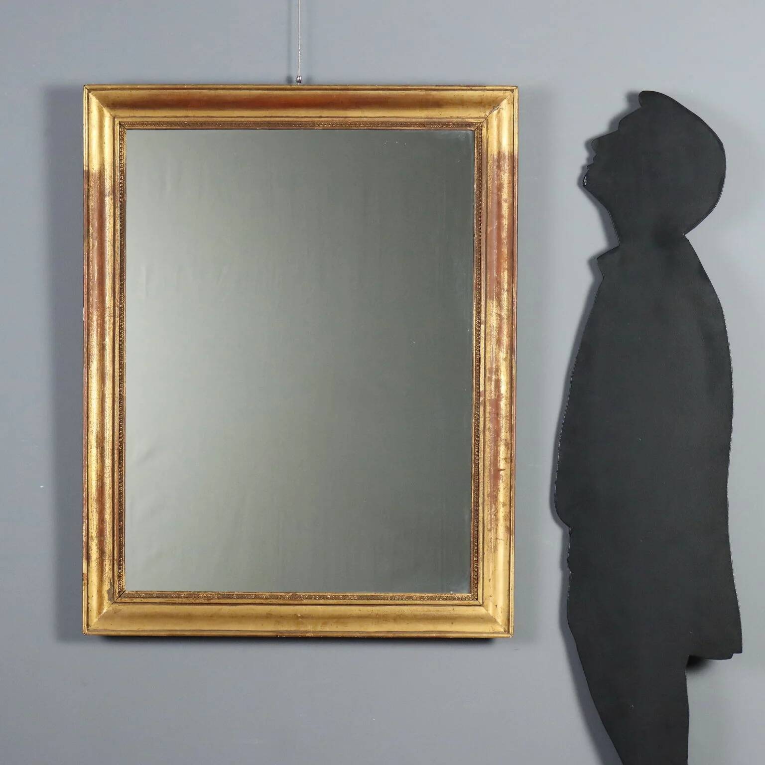 Empire style gilded mirror - Italy 20th century