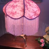 Pink Victorian style lamp