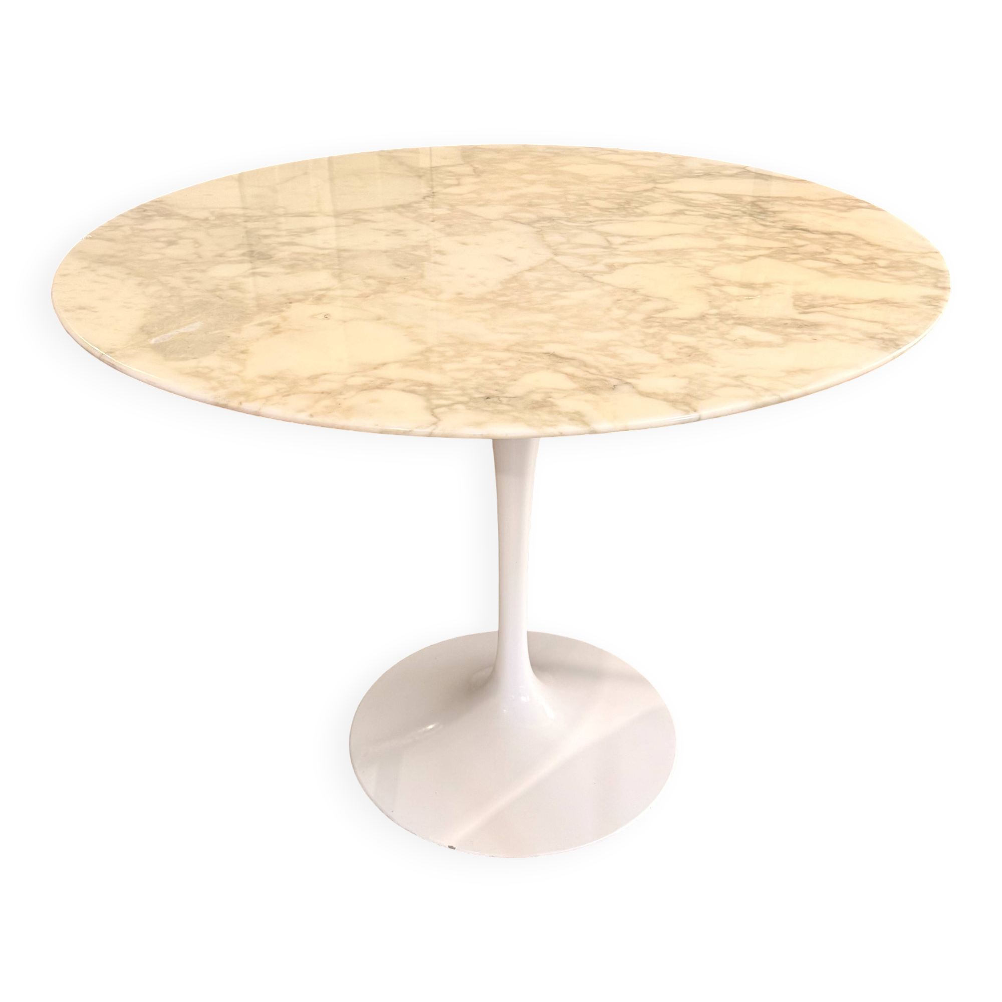 Table Knoll Saarinen Tulip marbre Ø 90 cm
