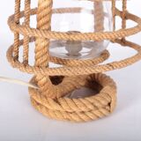 Rope lantern lamp, 50s/60s