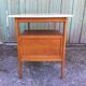 Vintage desk with 2 drawers in beech and cp with the Formica top
