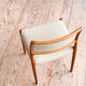Chaise de salle à manger modèle 80 par Niels O. Møller en teck