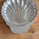 Silver metal dish shell w.rogers