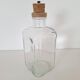 Bouteille en verre et bouchon de liège