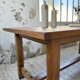 Table de ferme en chêne 2m