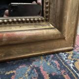 Louis Philippe period mirror with original gold leaf