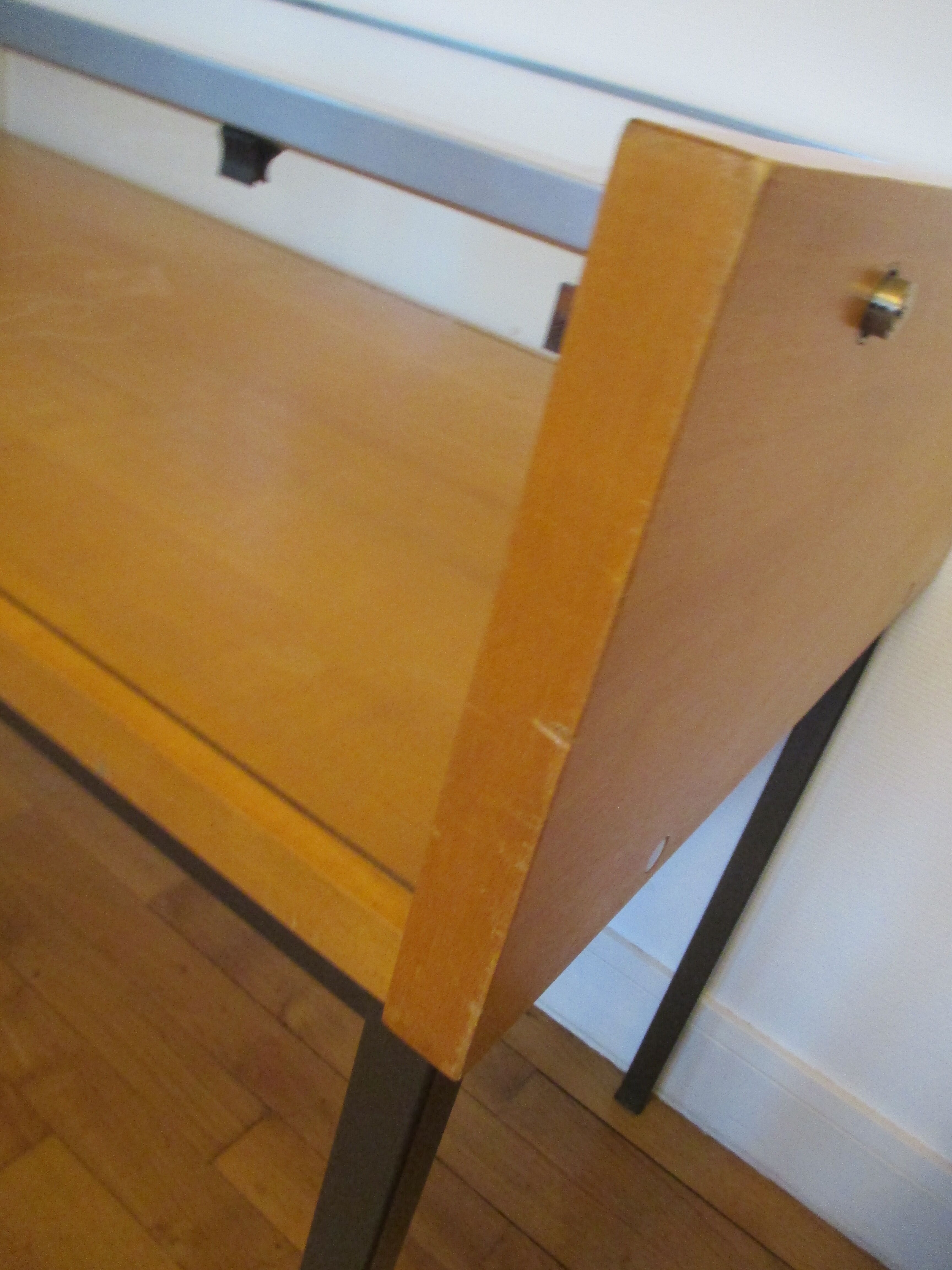 Vintage console showcase furniture