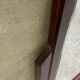 Large mirror of vintage art deco wooden fireplace 119 cm / 93 cm