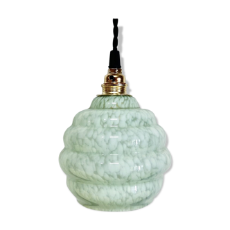 Lamp old pastel green vintage globe