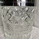 Vintage 1960s cut crystal champagne (or white wine) bucket/cooler