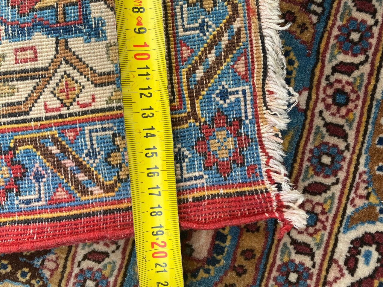 Old Persian Orient ghoom rug handmade 142x205 cm