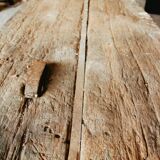 Old wooden workbench