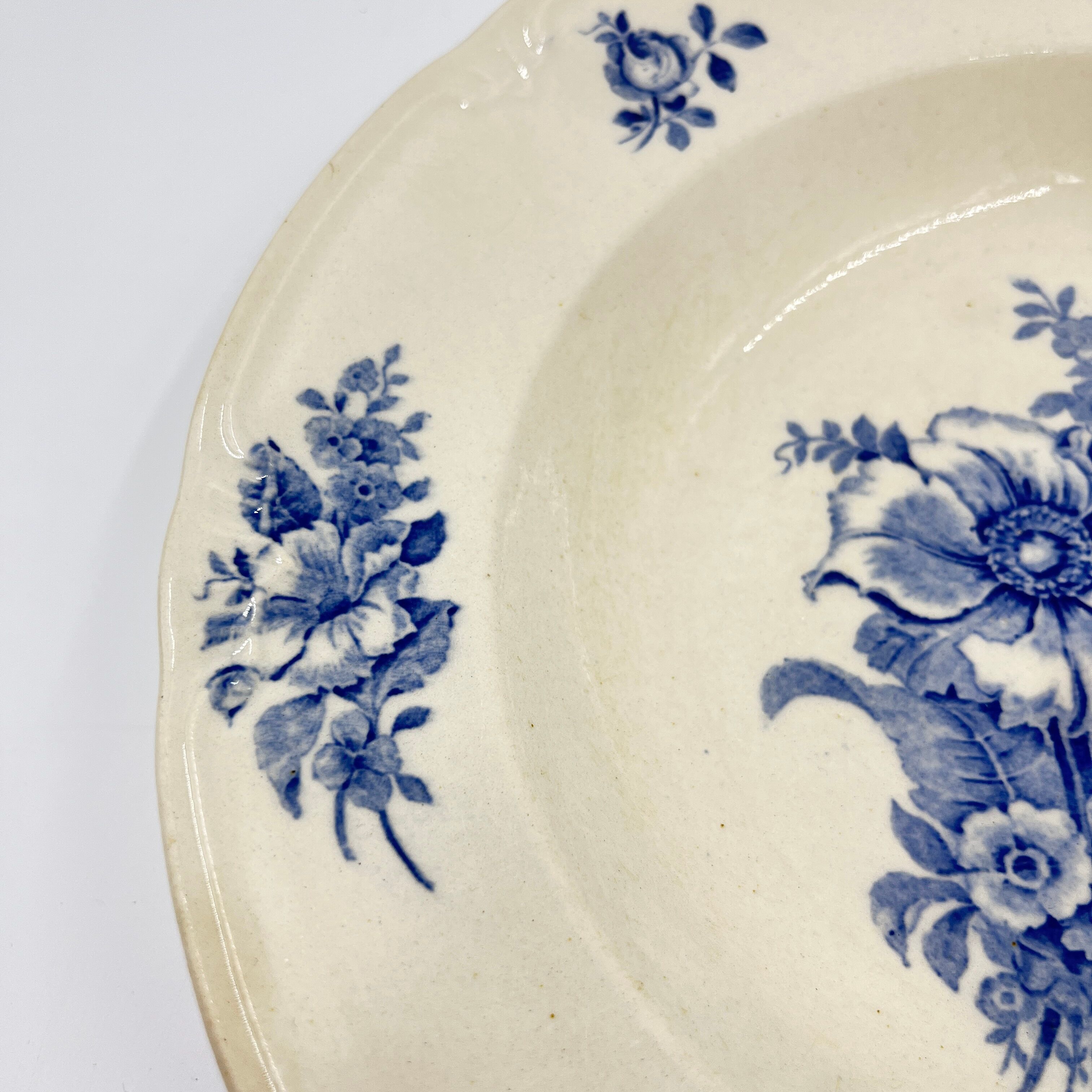 Set of 20 plates Boch Frères décor Rhodia
