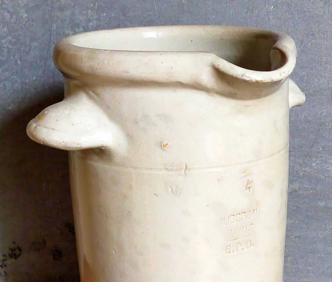 19th century stoneware vase 29 cm